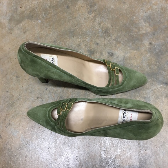 Todd Oldham Shoes-Green-SZ 40 in Italian 9 - Picture 2 of 15